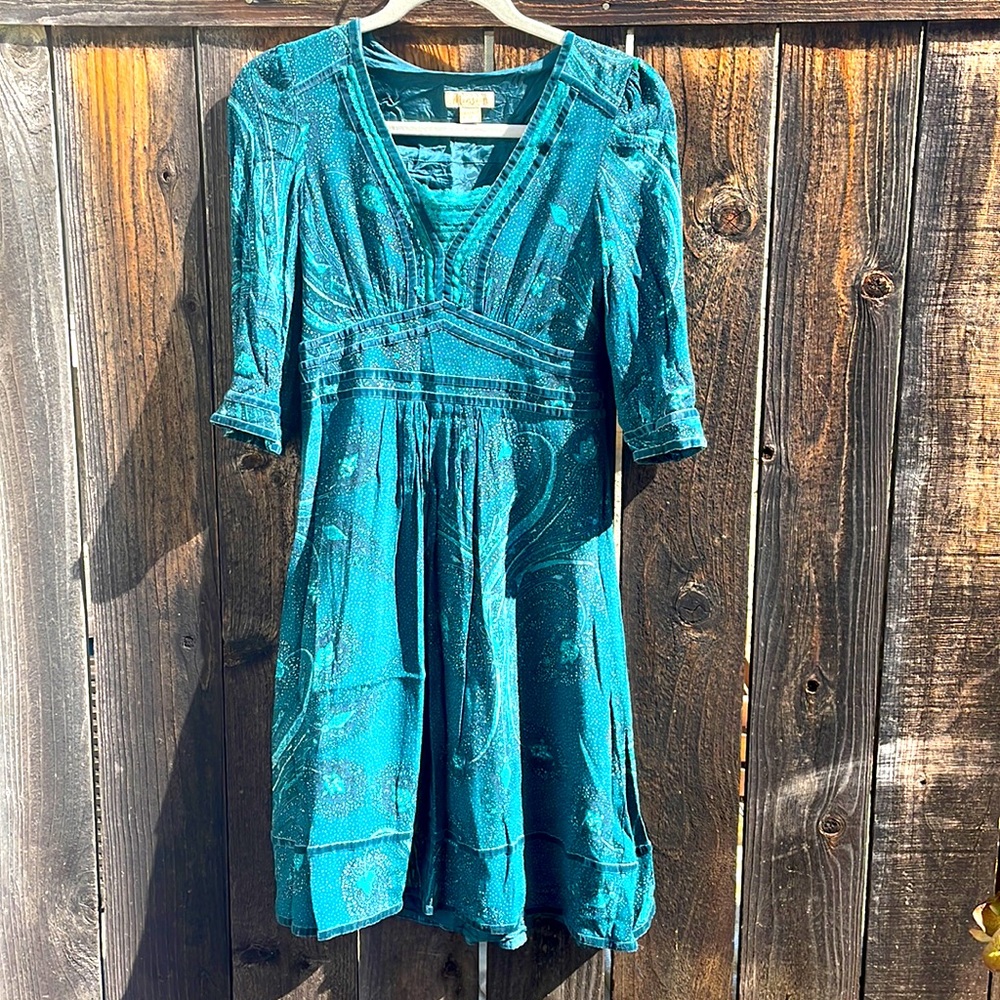 Monsoon Midi Dress UK Vintage US4 💙🐬